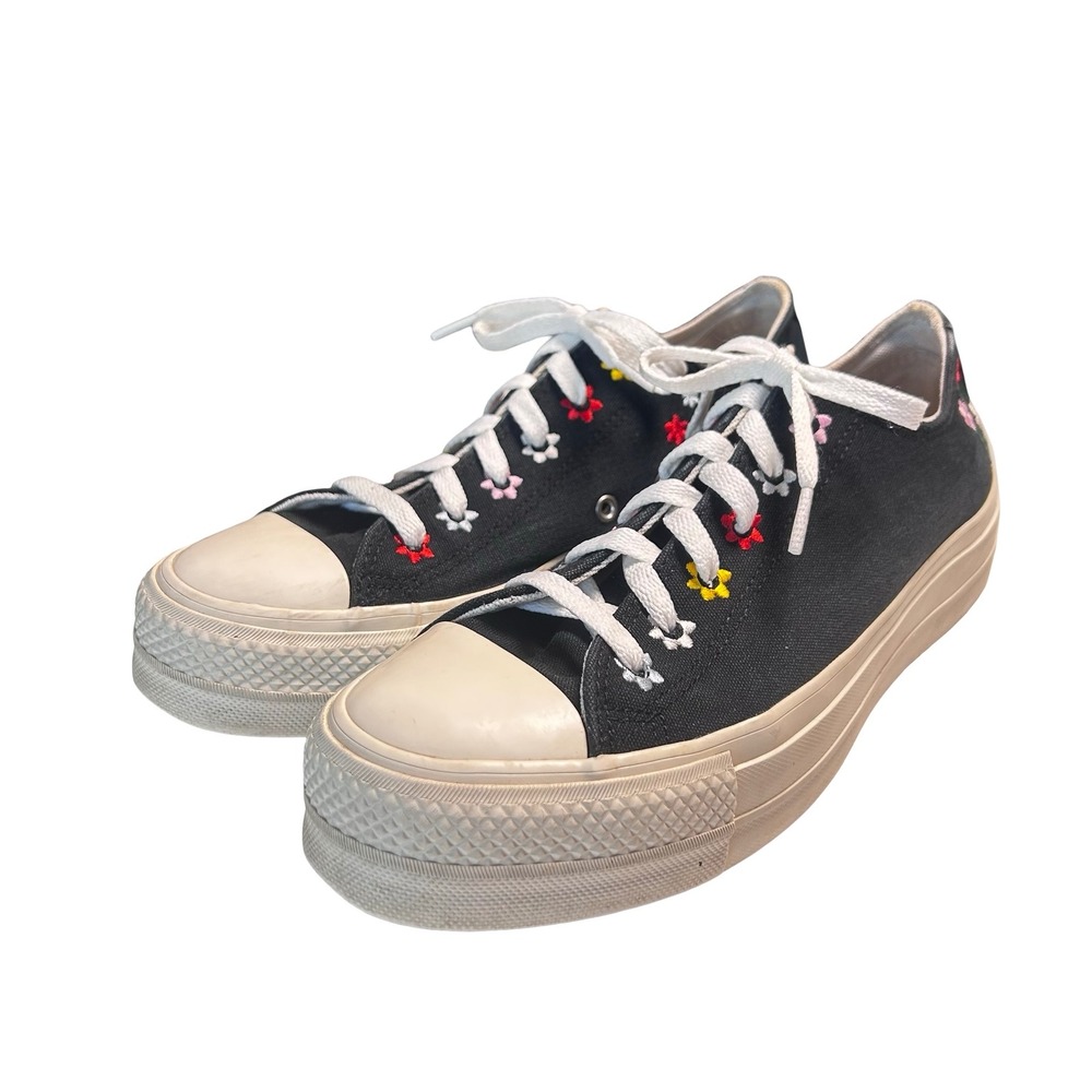 Converse Chuck Taylor All Star Lift Platform Low Top Women's Size 9 Floral Sport